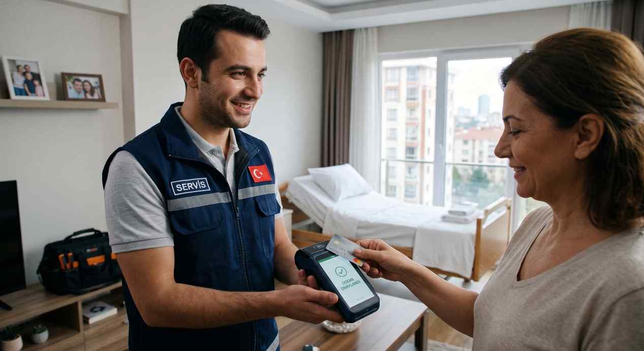 Kapıda ödeme sistemi ile hasta yatağı teslimatı